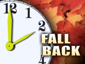 Fall Back One Hour This Sunday